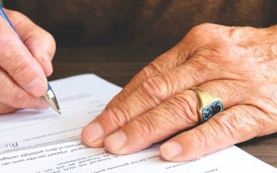 La firma della lettera di assunzione